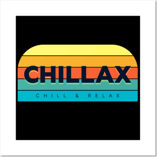 CHILLAX SUNSET Posters and Art